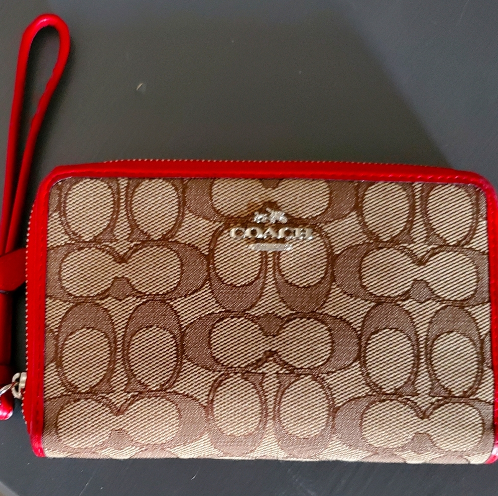 Coach wallet wristlet